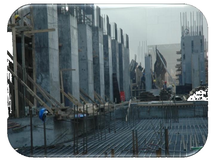 Steel plant foundation